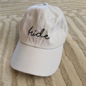 White Bride Baseball Cap
